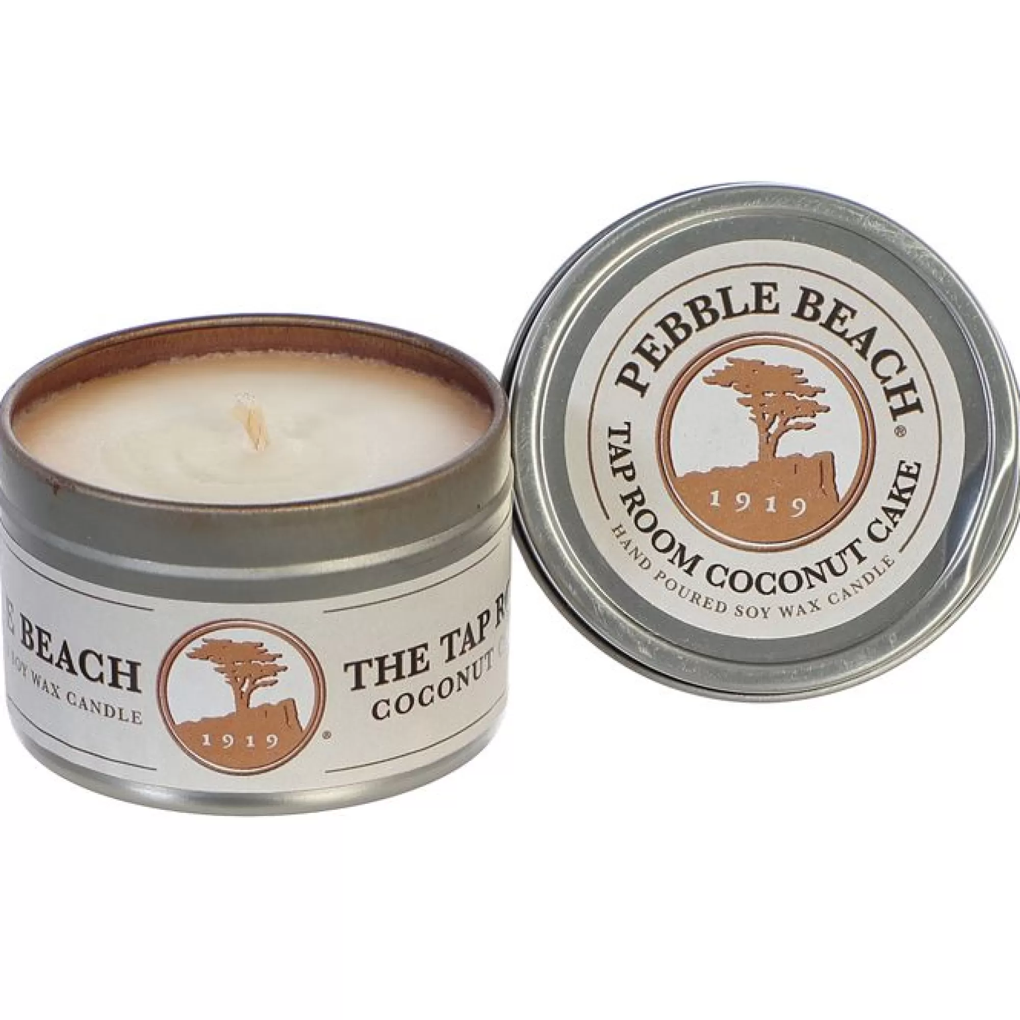 Home Decor<Pebble Beach Resorts Pebble Beach 4 Ounce Travel Tin Soy Wax Candle