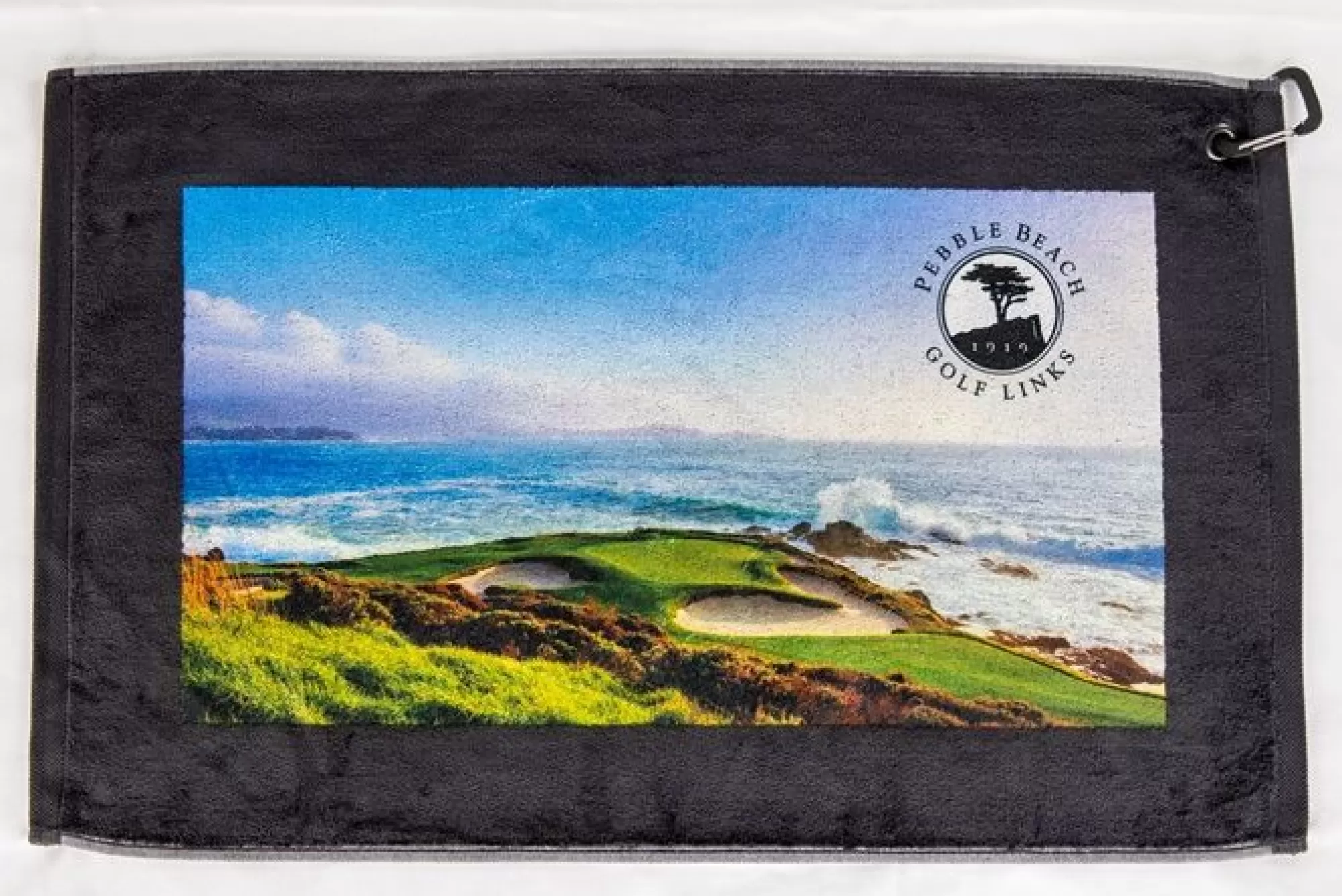 Towels<Pebble Beach Resorts Pebble Beach 7Th Hole Photo Golf Towel