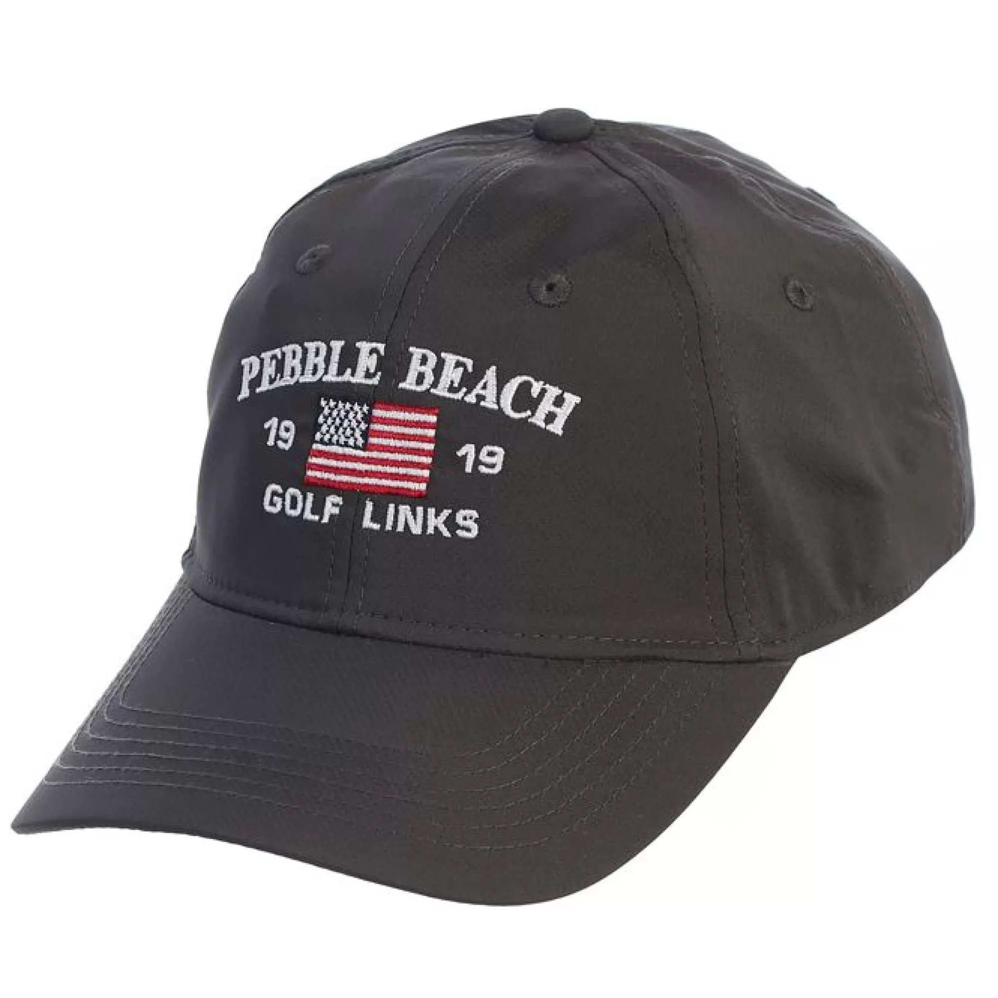 Adjustable<Pebble Beach Resorts Pebble Beach American Flag Tech Hat By Ahead