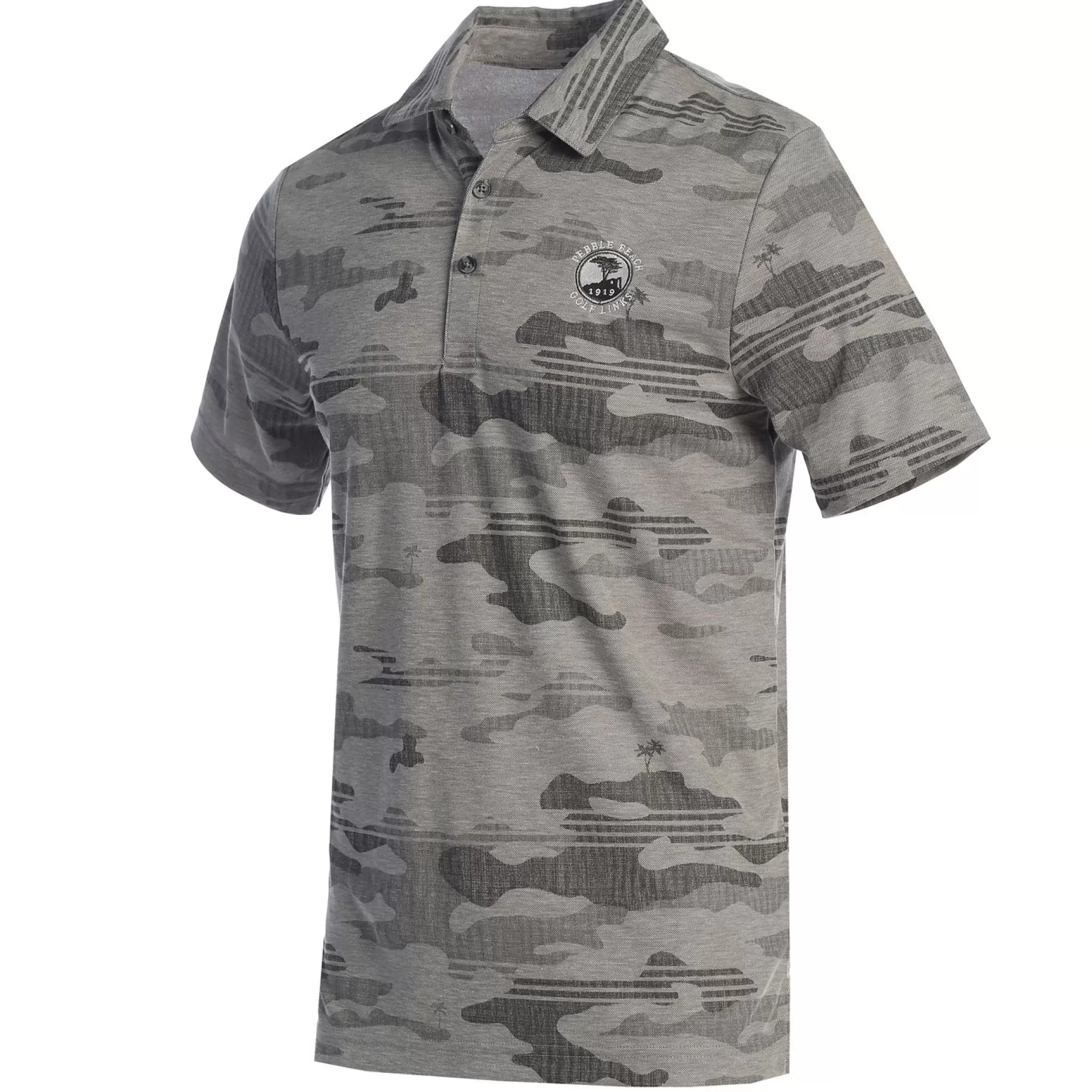 Polos<Pebble Beach Resorts Pebble Beach Beachside Stealth Polo By Travis Mathew