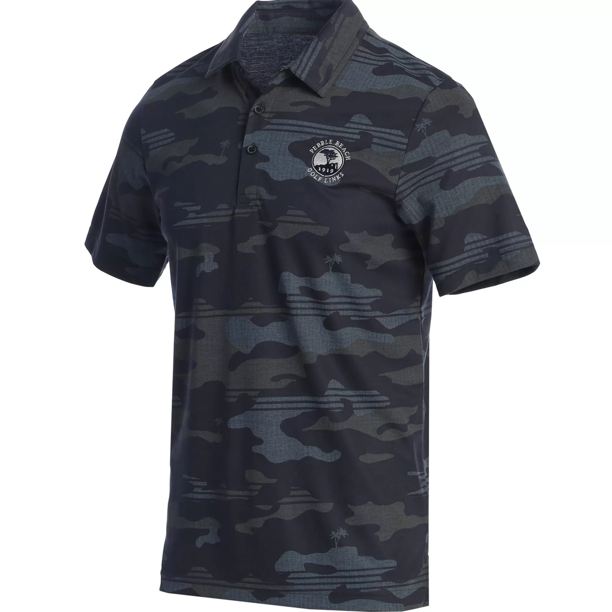 Polos<Pebble Beach Resorts Pebble Beach Beachside Stealth Polo By Travis Mathew