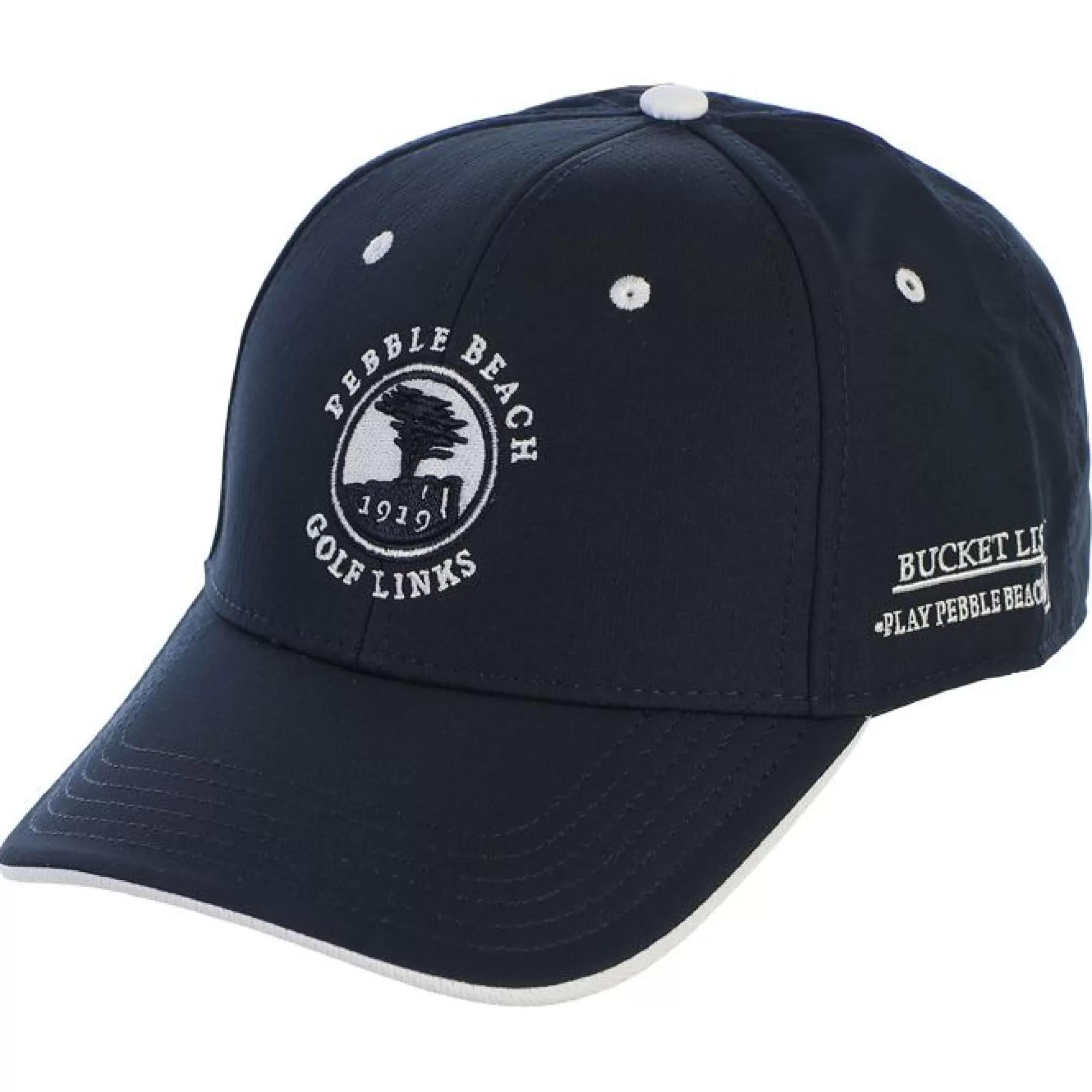 Adjustable<Pebble Beach Resorts Pebble Beach Bucket List Hat By The Game Black