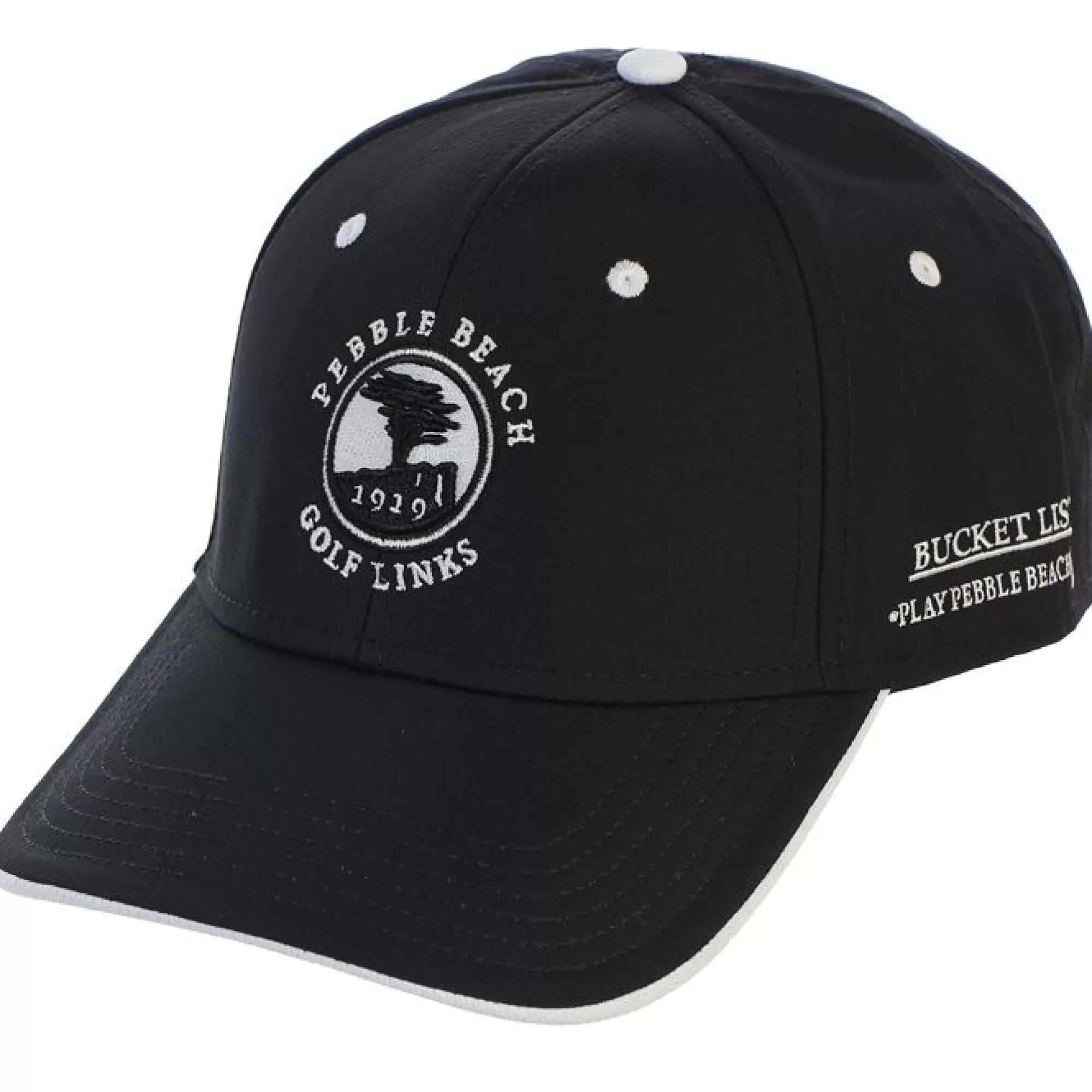 Adjustable<Pebble Beach Resorts Pebble Beach Bucket List Hat By The Game Black