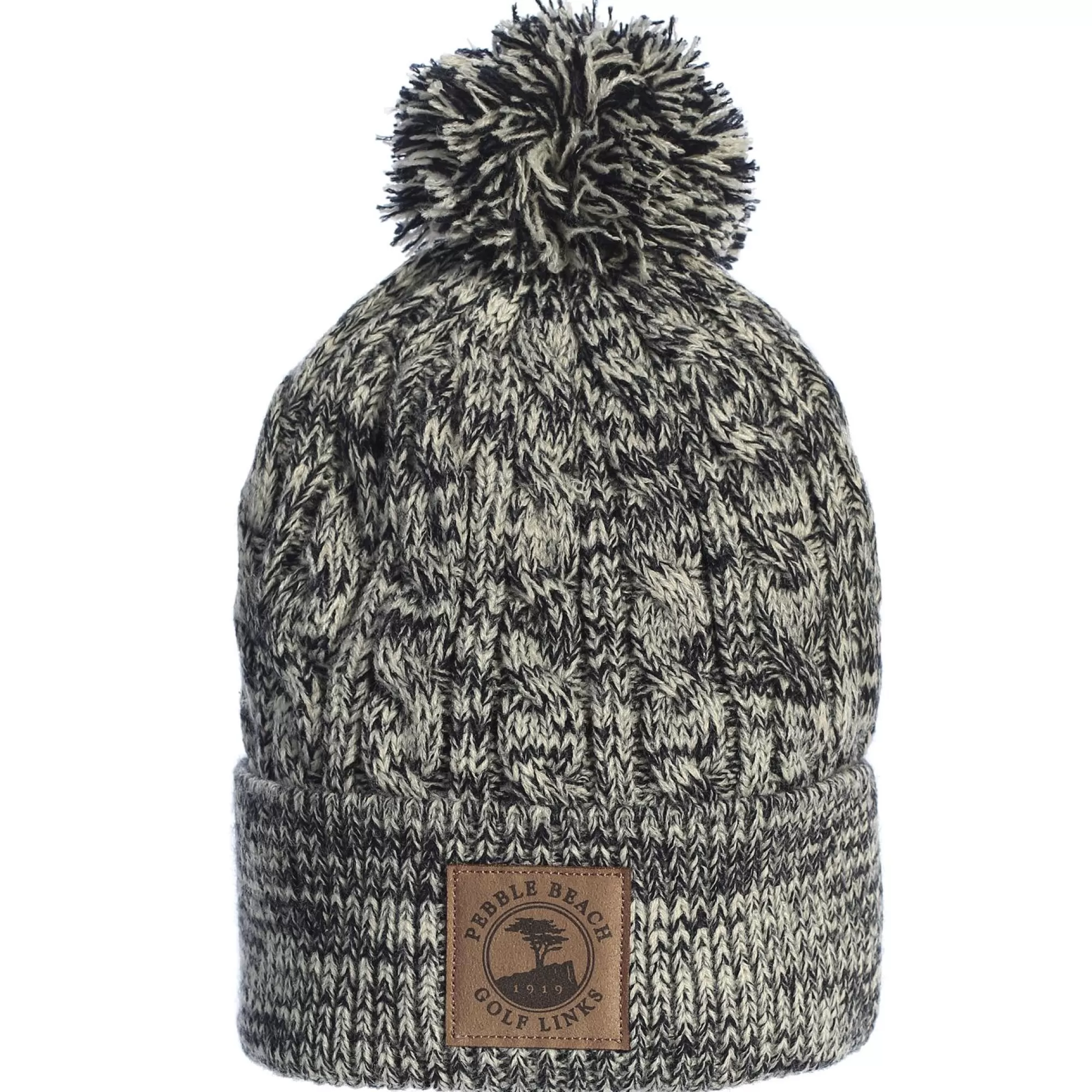 Knit & Buckets<Pebble Beach Resorts Pebble Beach Cable Knit Pom Beanie By Ahead