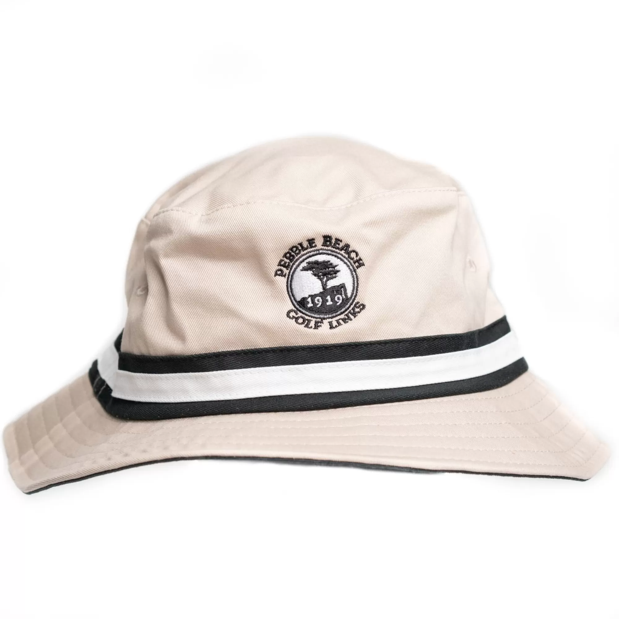 Fitted<Pebble Beach Resorts Pebble Beach Cotton Twill Bucket Hat Navy