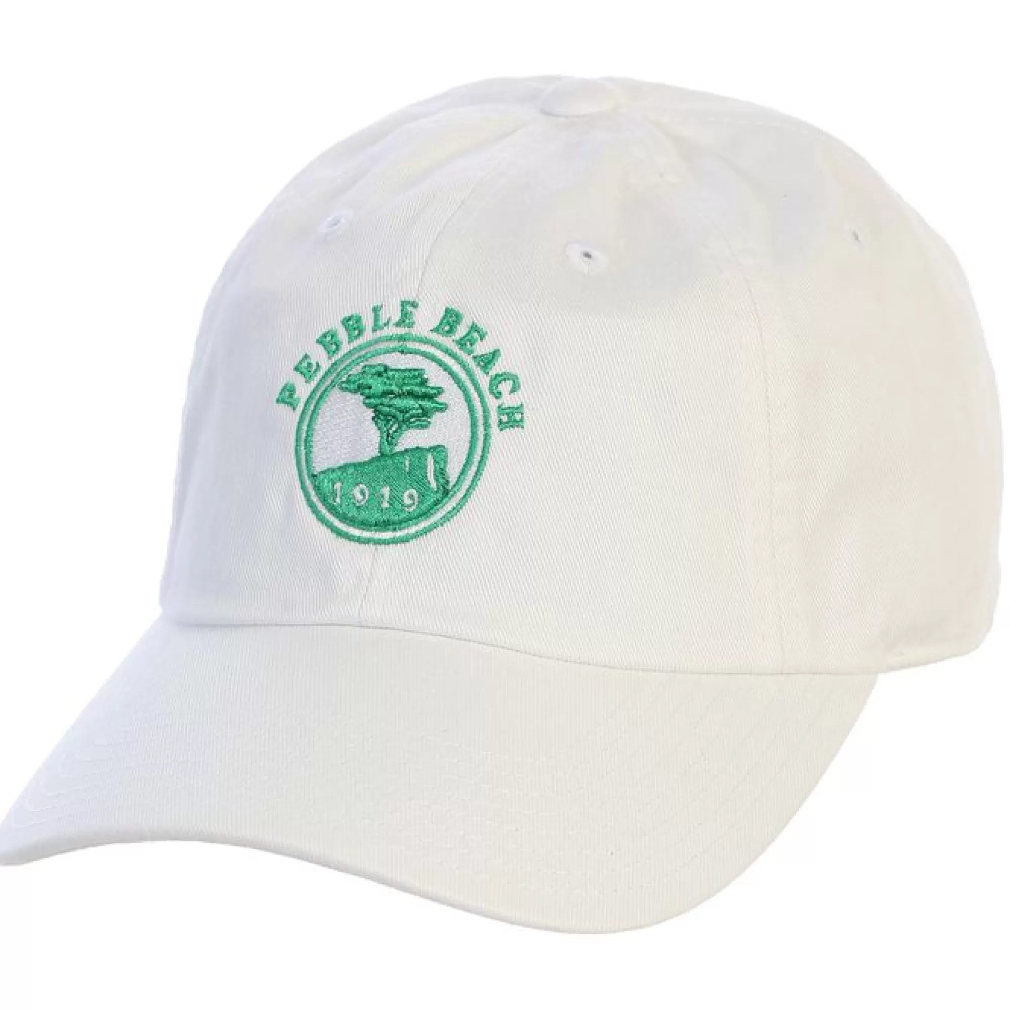 Adjustable<Pebble Beach Resorts Pebble Beach Golf Unstructured Hat By American Needle