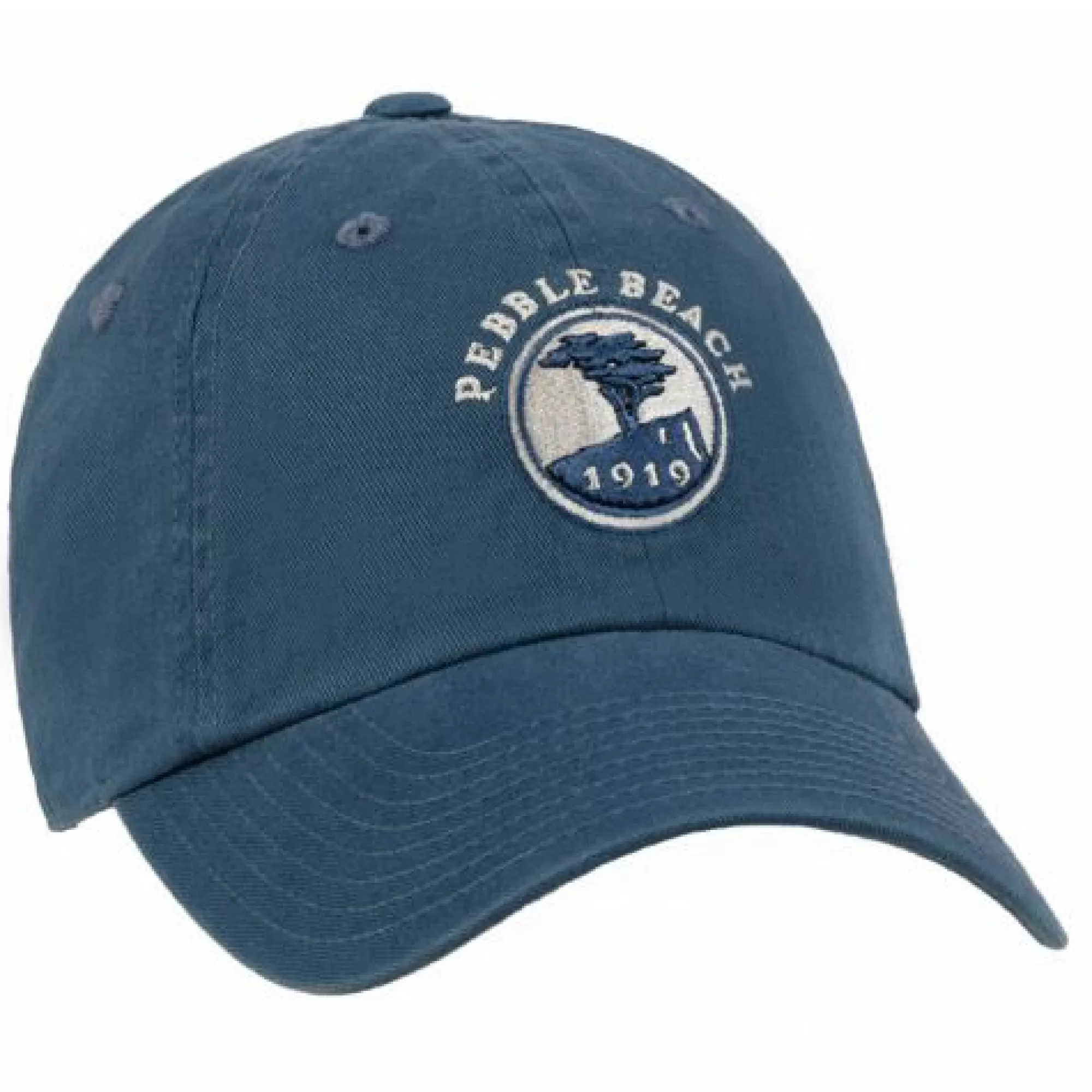 Adjustable<Pebble Beach Resorts Pebble Beach Golf Unstructured Hat By American Needle