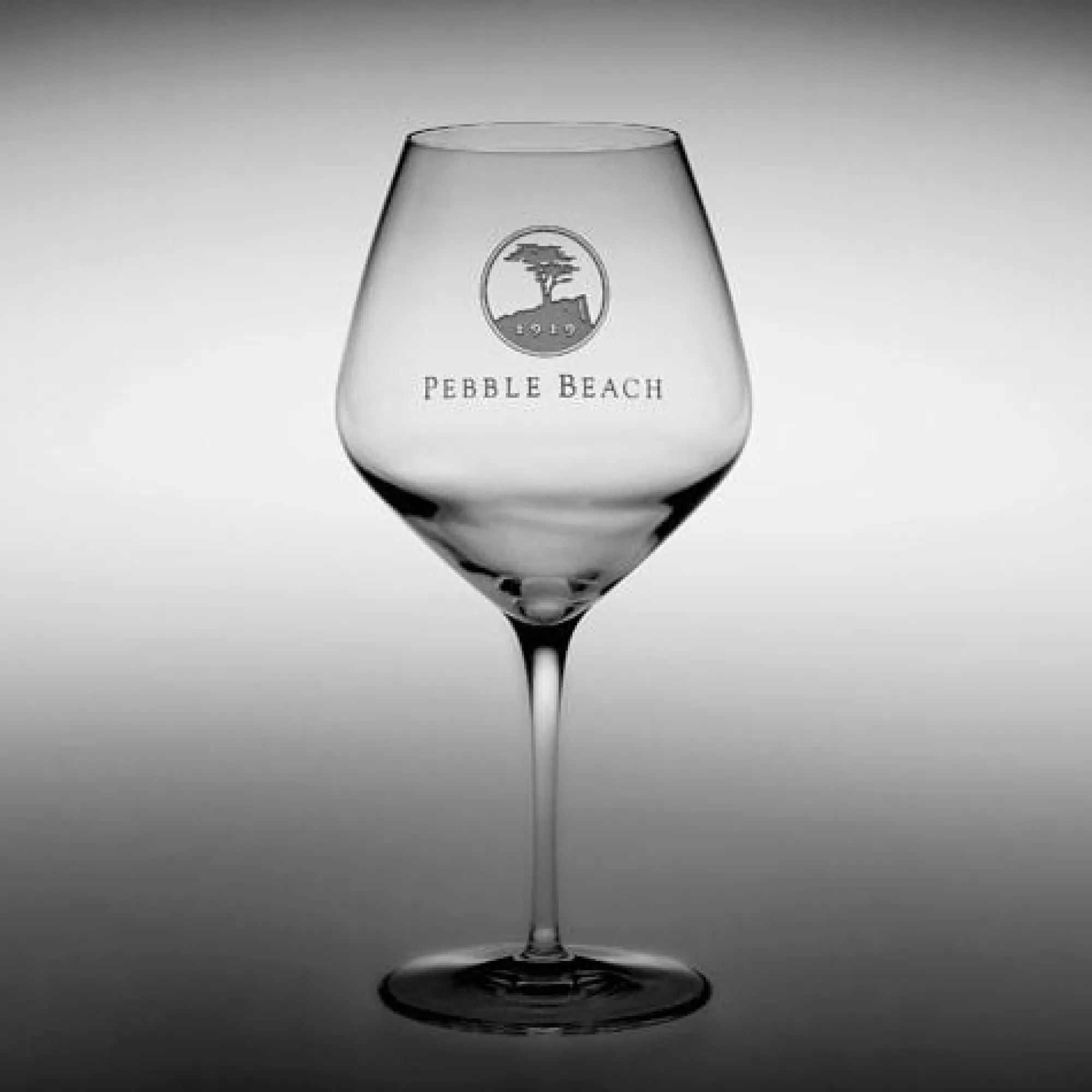 Barware<Pebble Beach Resorts Pebble Beach Heritage Logo Pinot Noir/Burgundy Wine Glass
