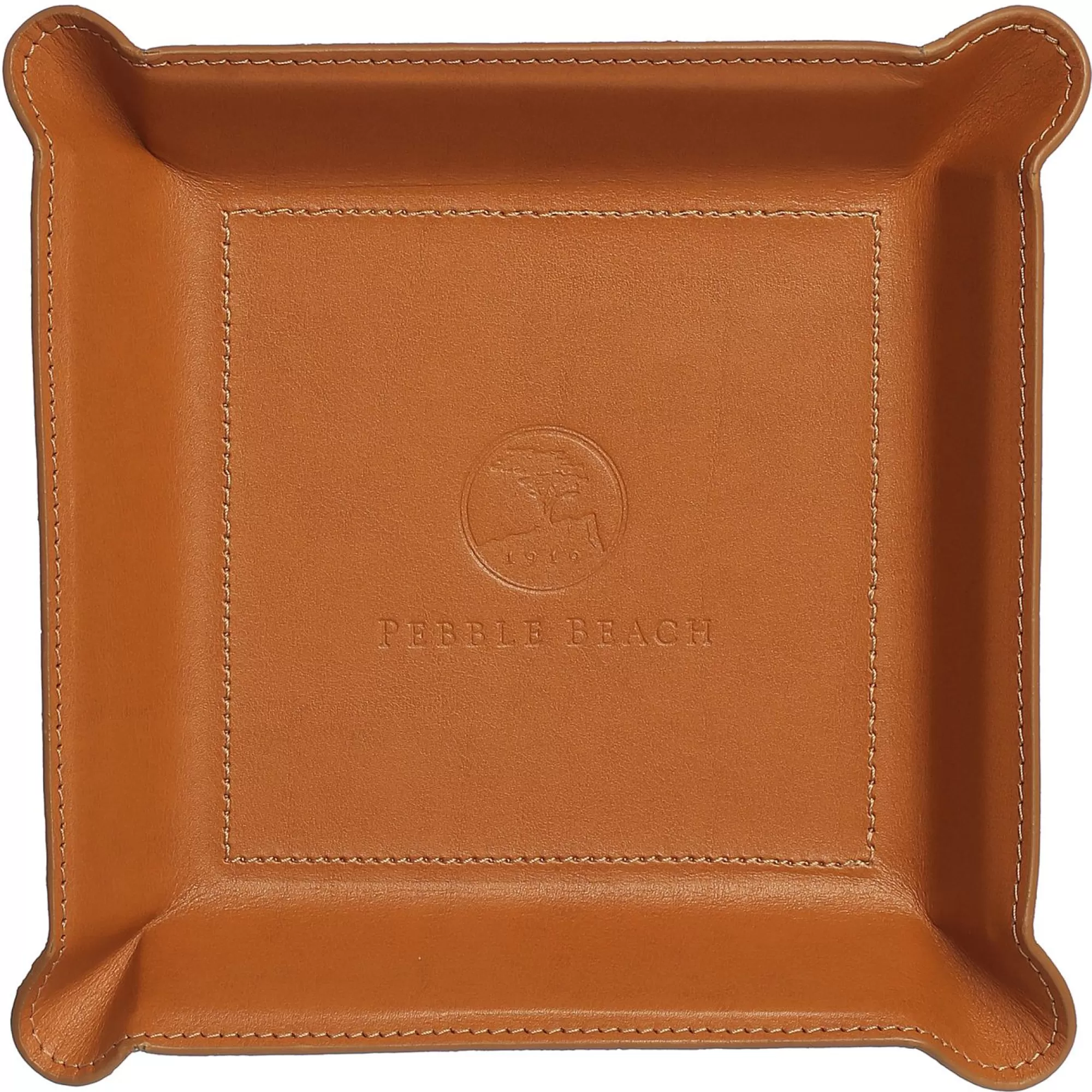 Leather Goods<Pebble Beach Resorts Pebble Beach Logo Leather Valet Tray