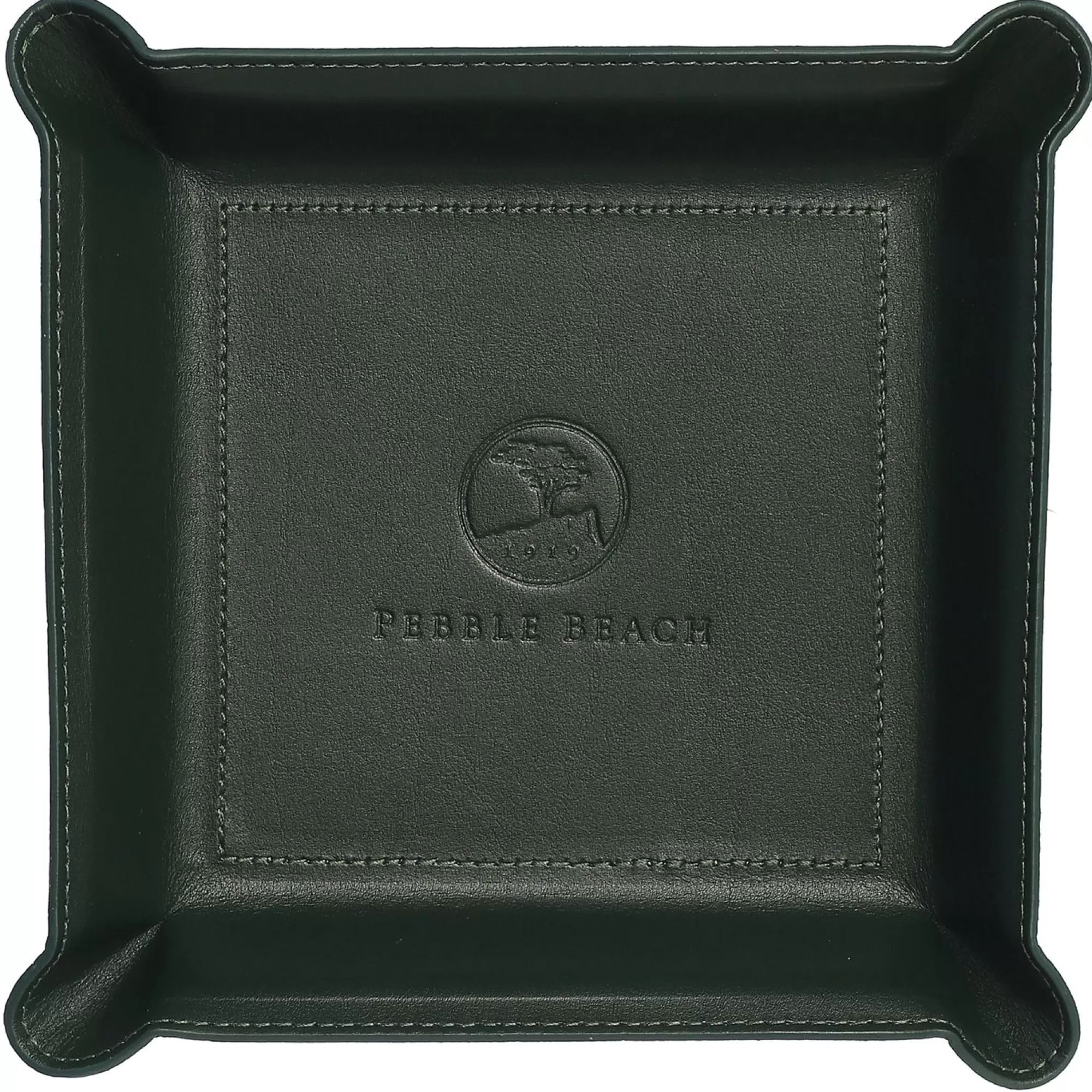 Leather Goods<Pebble Beach Resorts Pebble Beach Logo Leather Valet Tray