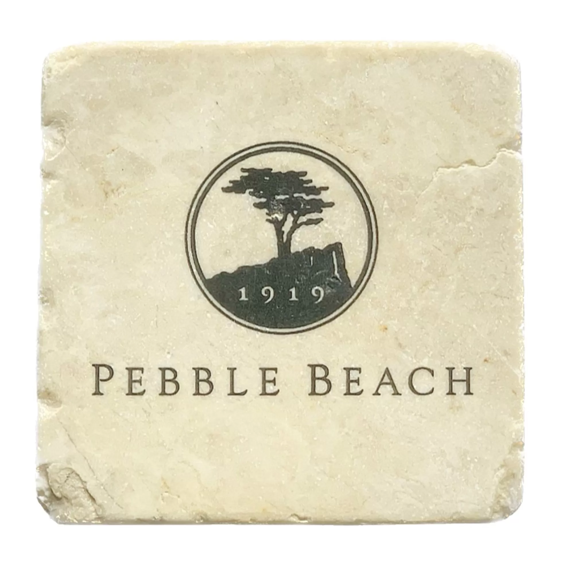 Barware<Pebble Beach Resorts Pebble Beach Logo Marble Coaster By Art And Stone