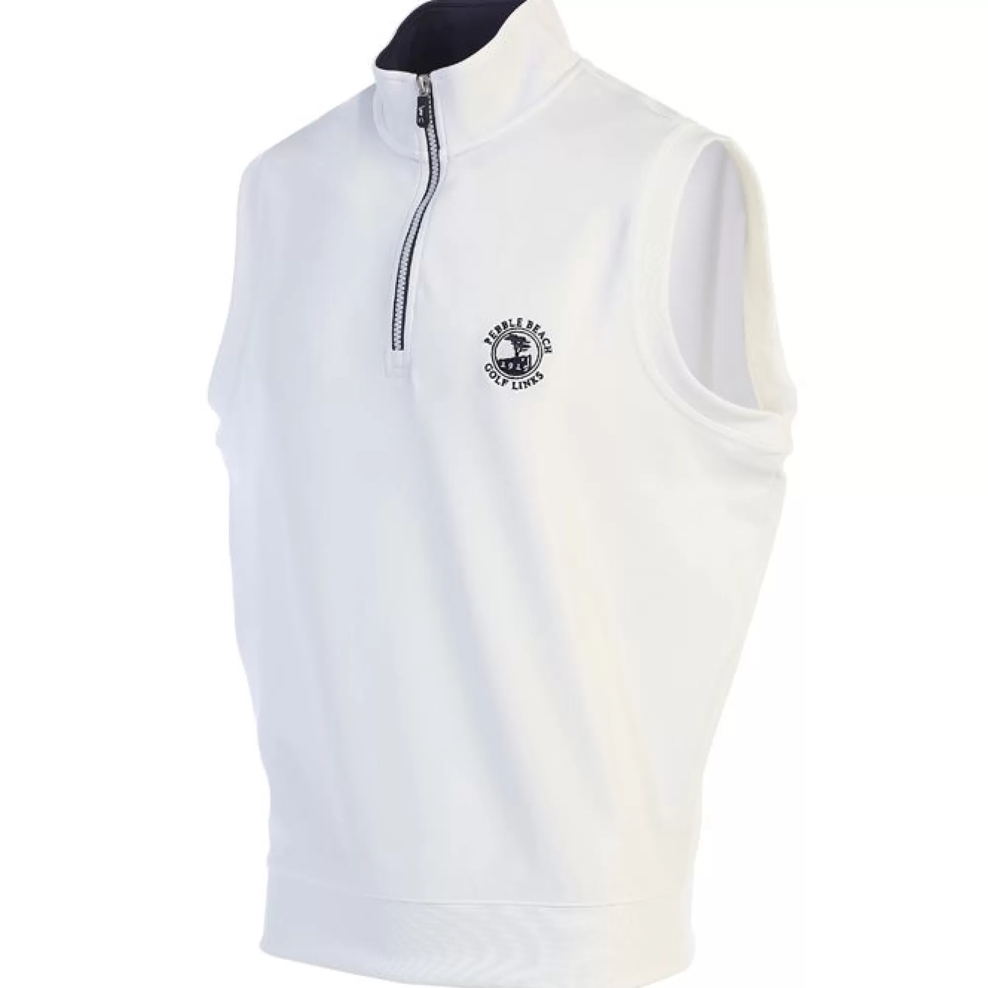Outerwear<Pebble Beach Resorts Pebble Beach Men's "Caves" 1/4 Zip Vest By Fairway & Greene