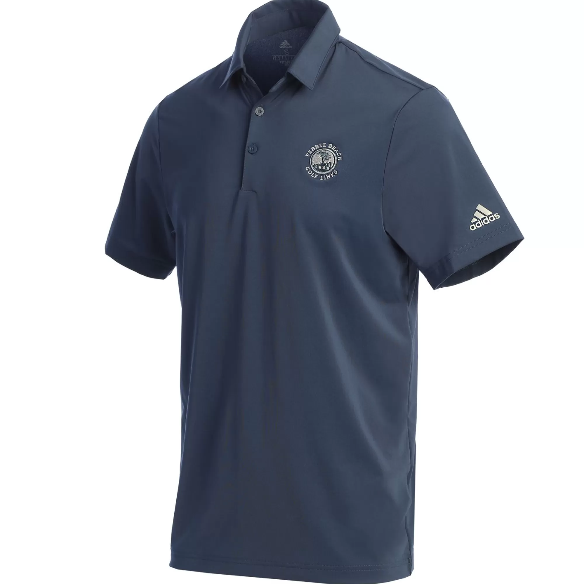 Polos<Pebble Beach Resorts Pebble Beach Men's Ultimate365 Navy Polo By Adidas