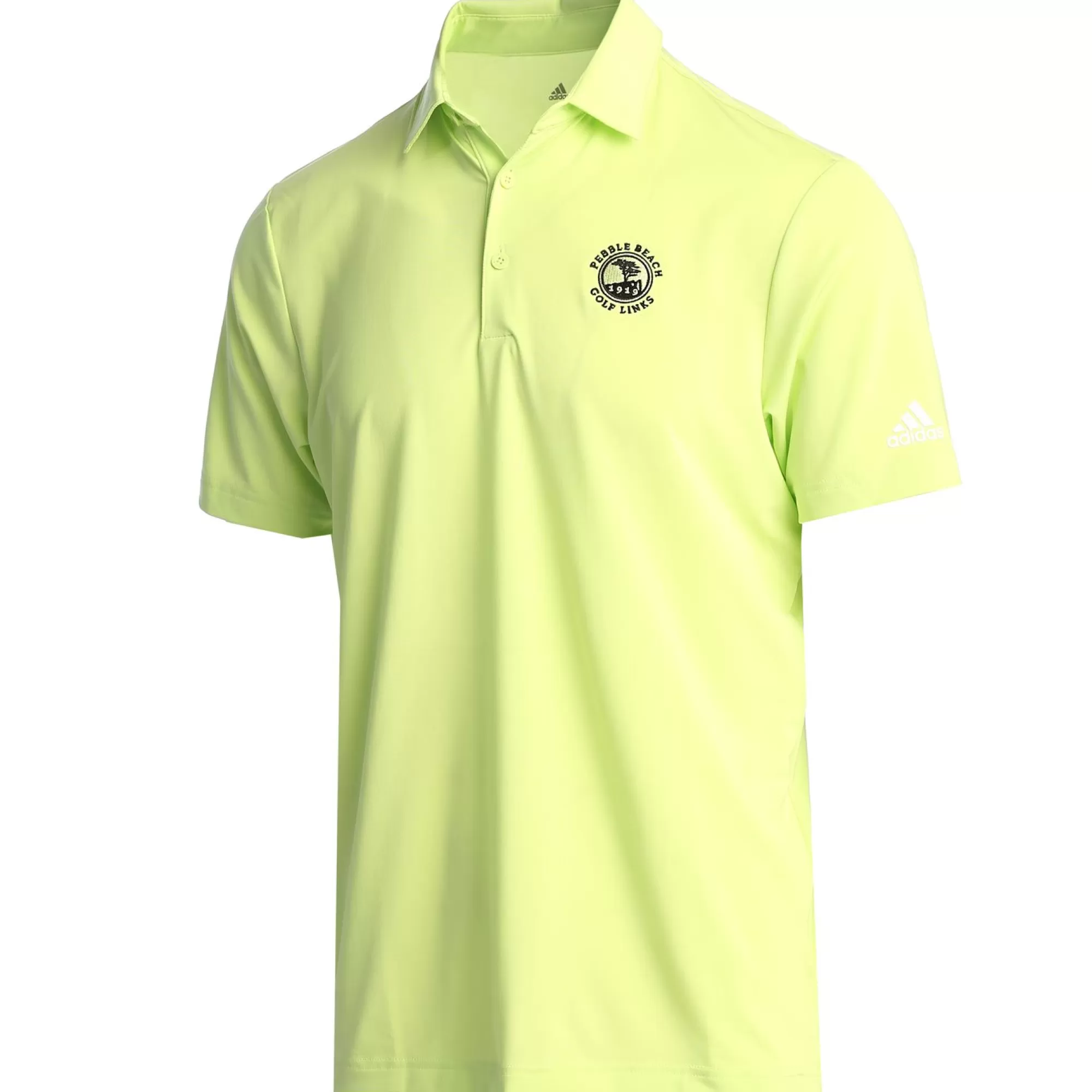 Polos<Pebble Beach Resorts Pebble Beach Men's Ultimate365 Pulse Green Polo By Adidas