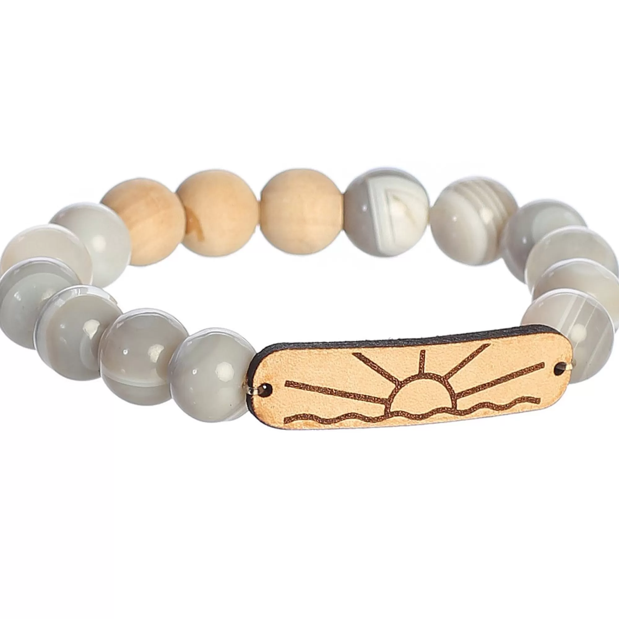 Leather Goods<Pebble Beach Resorts Pebble Beach Outfitters Beaded Bracelet By Freshwater Designs