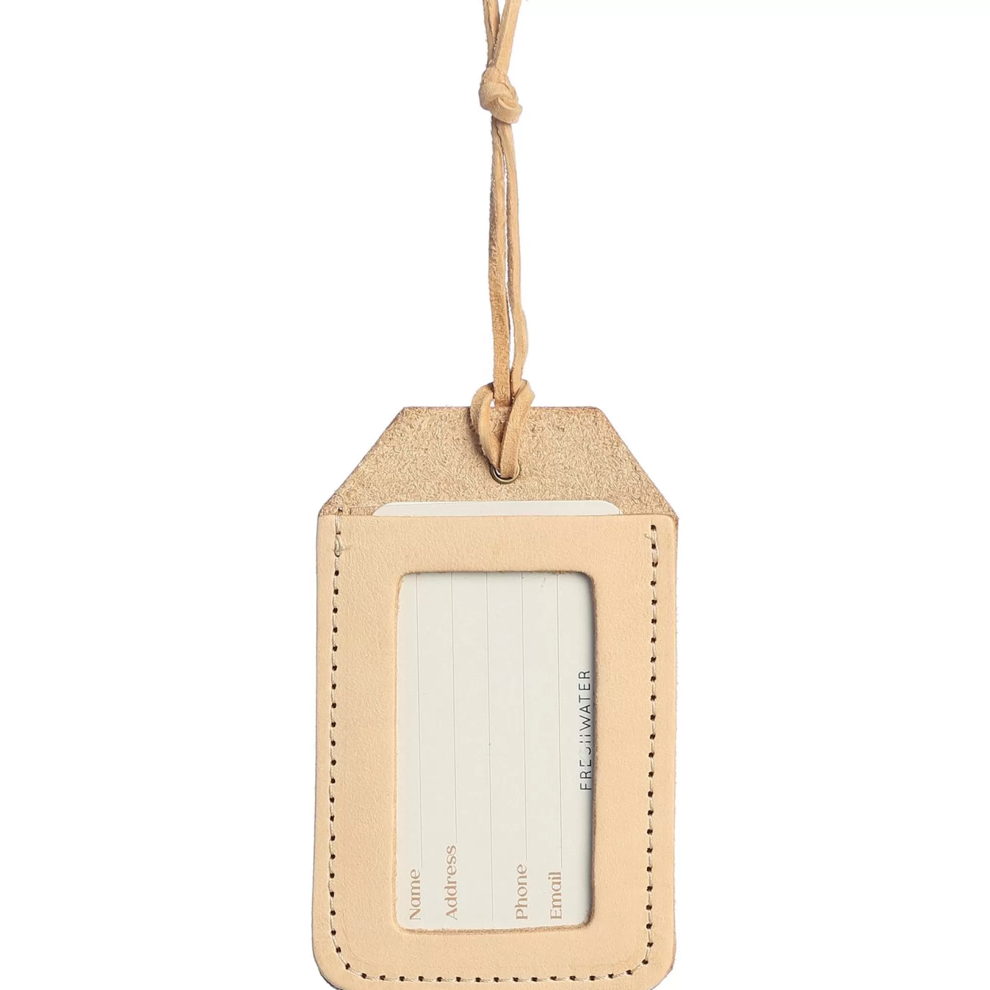 Leather Goods<Pebble Beach Resorts Pebble Beach Outfitters Leather Luggage Tag By Freshwater Designs