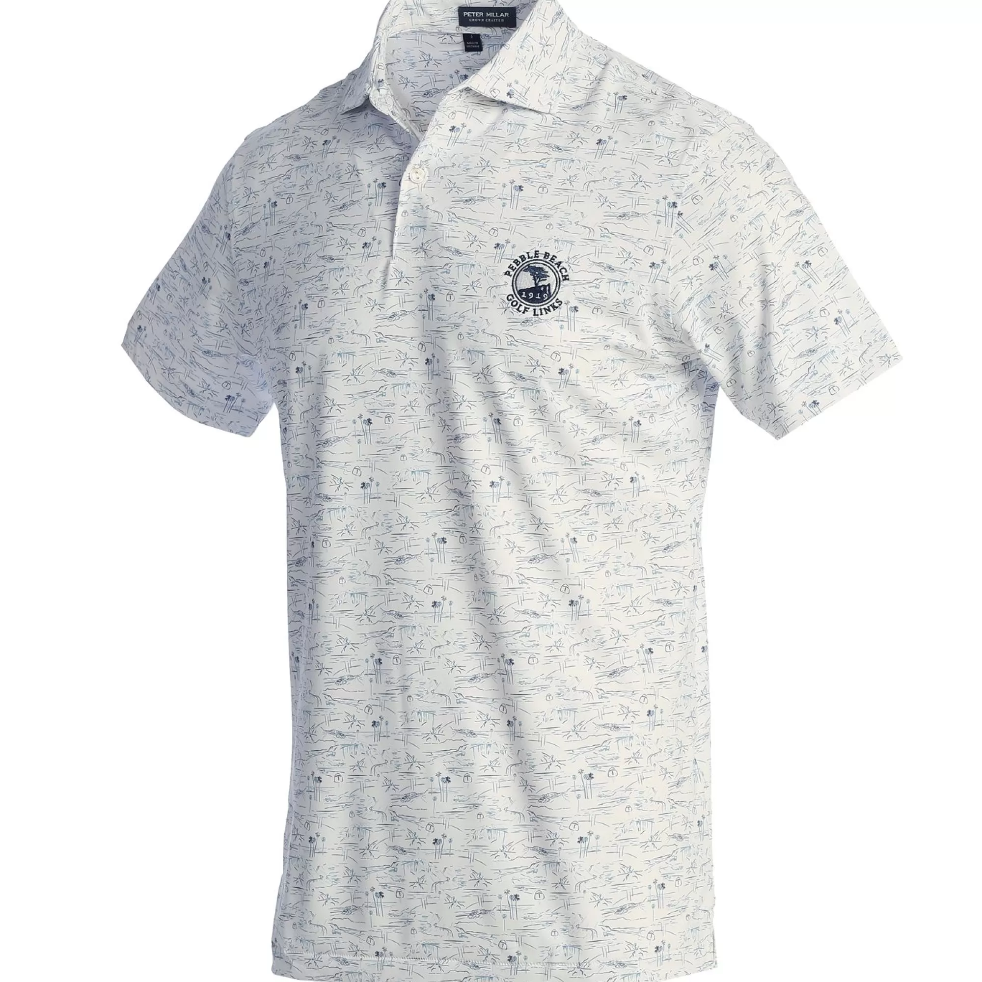 Polos<Pebble Beach Resorts Pebble Beach Pacific Polo By Peter Millar