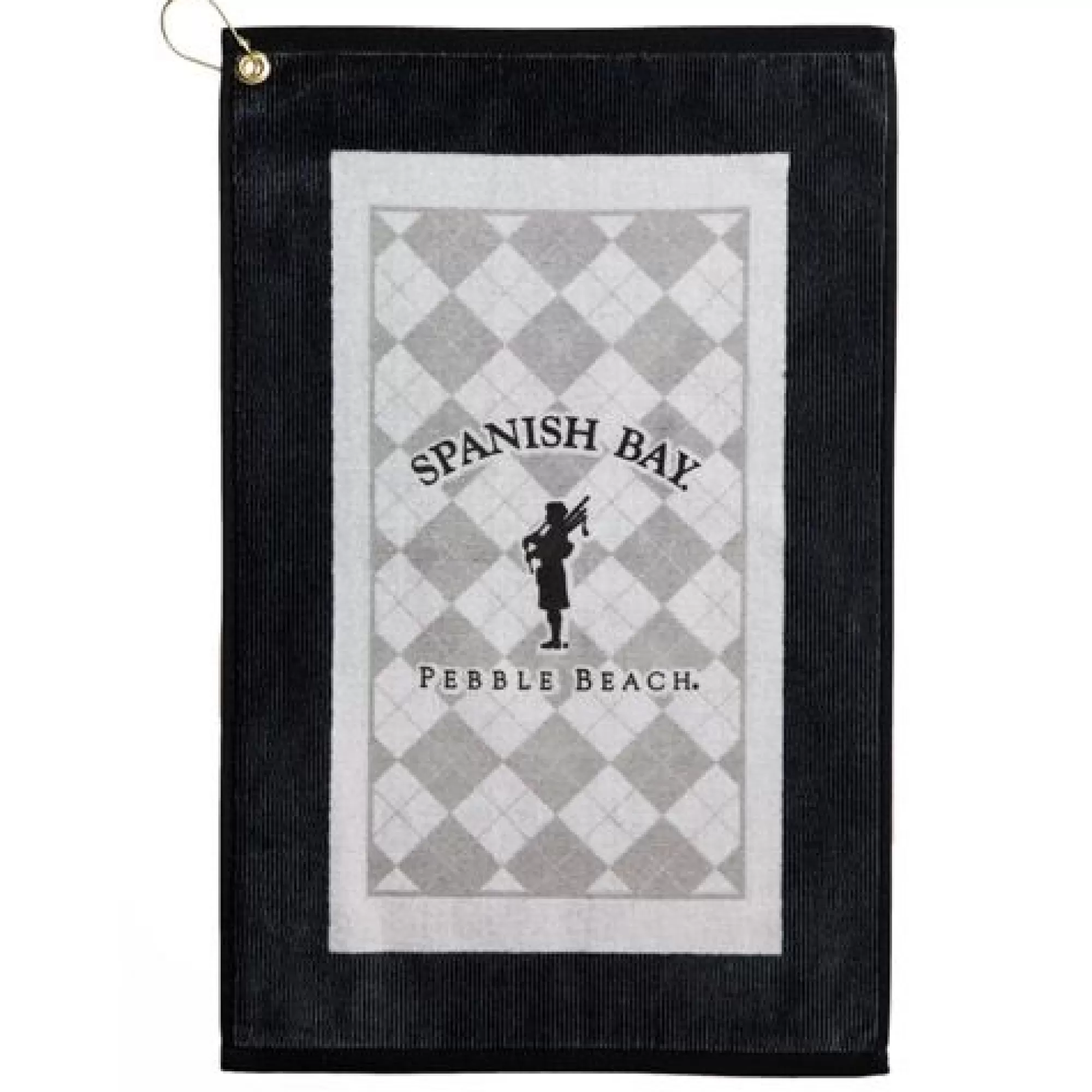 Towels<Pebble Beach Resorts Pebble Beach Spanish Bay Bagpiper Golf Towel