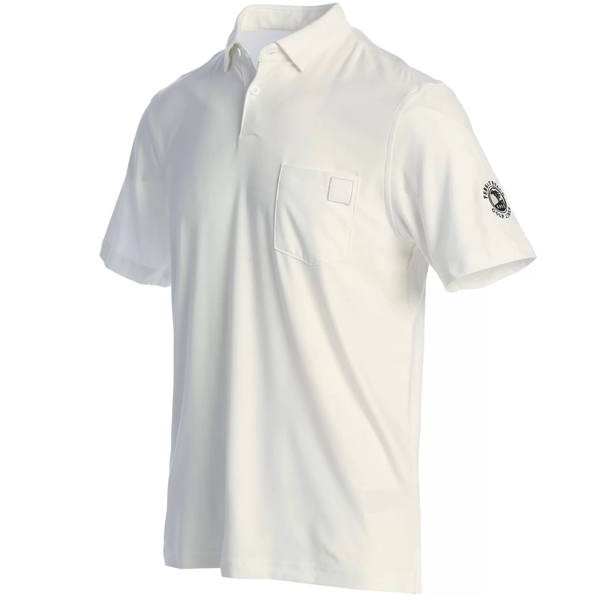 Polos<Pebble Beach Resorts Pebble Beach Summer Whites Go-To Pocket Polo By Adidas