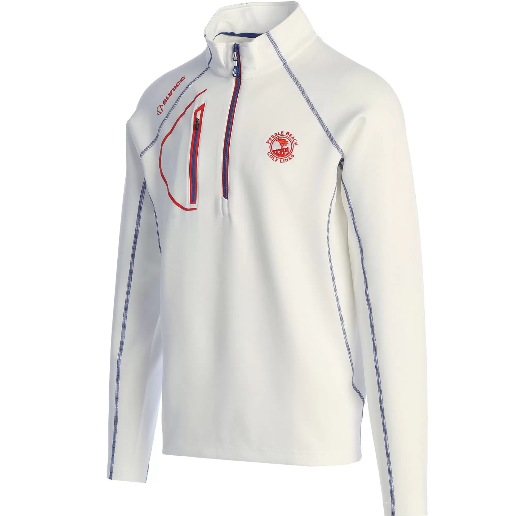 Pullovers And Sweaters<Pebble Beach Resorts Pebble Beach Superlitefx Ltd 1/2 Zip Pullover By Sunice