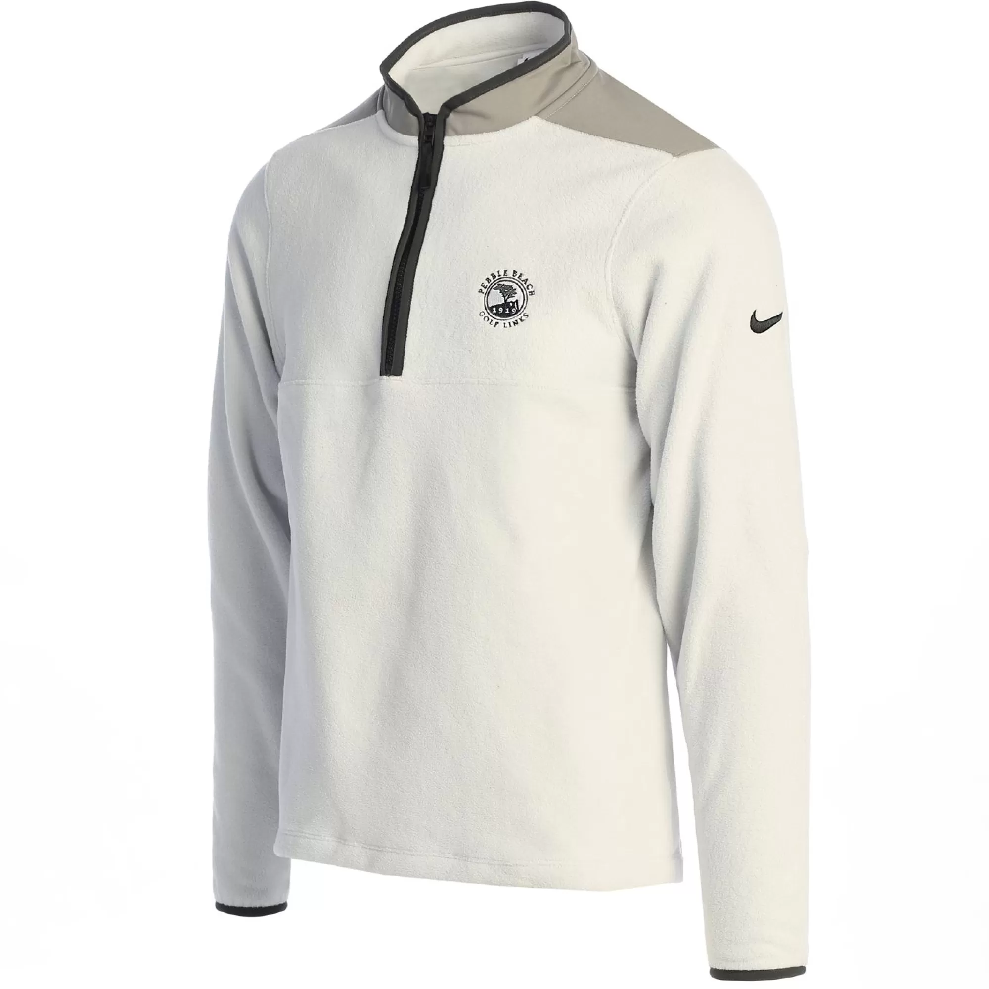 Pullovers And Sweaters<Pebble Beach Resorts Pebble Beach Therma-Fit Fleece 1/2 Zip Photon Dust Pullover By Nike