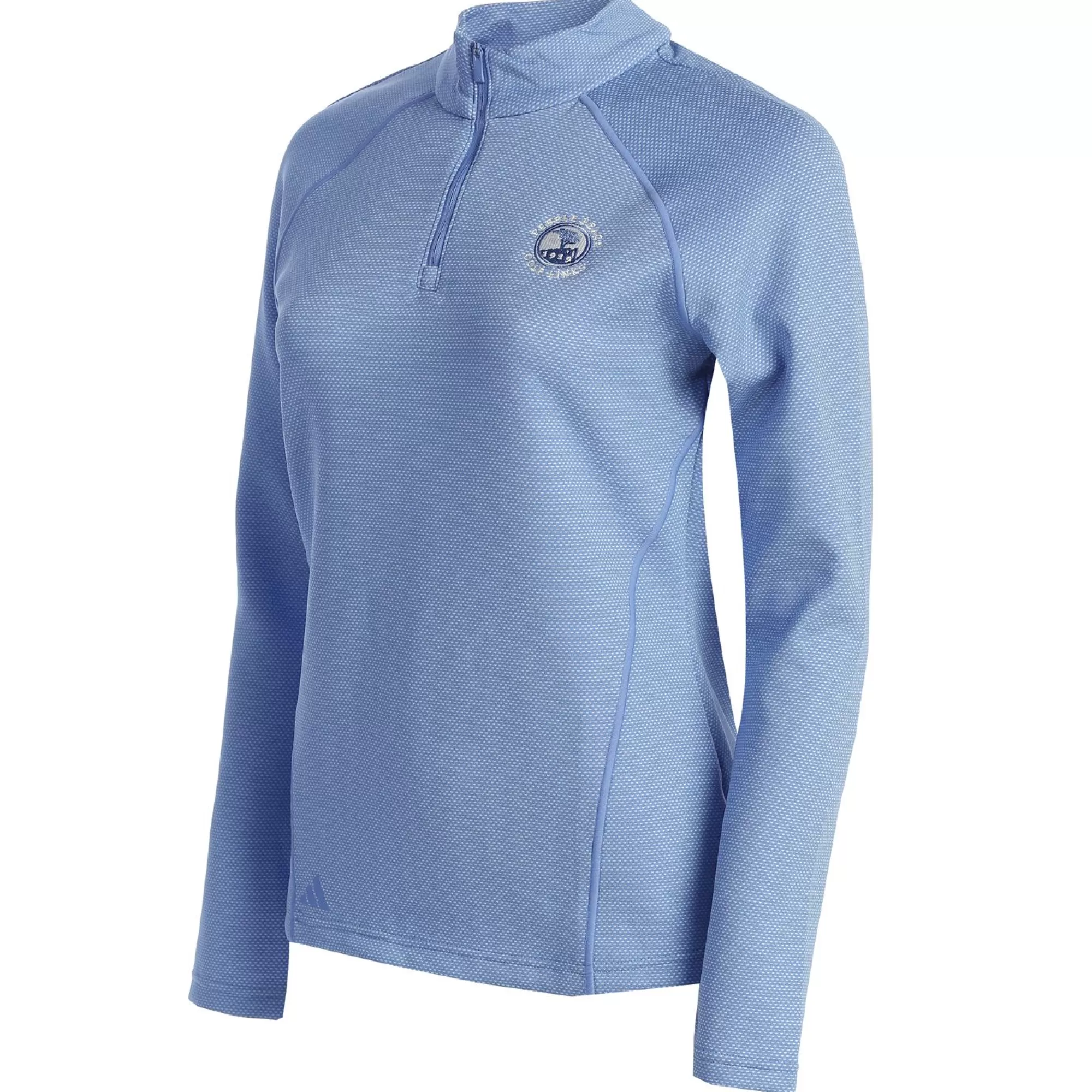 Pullovers And Sweaters<Pebble Beach Resorts Pebble Beach Women's 1/4 Zip Knit Pullover By Adidas