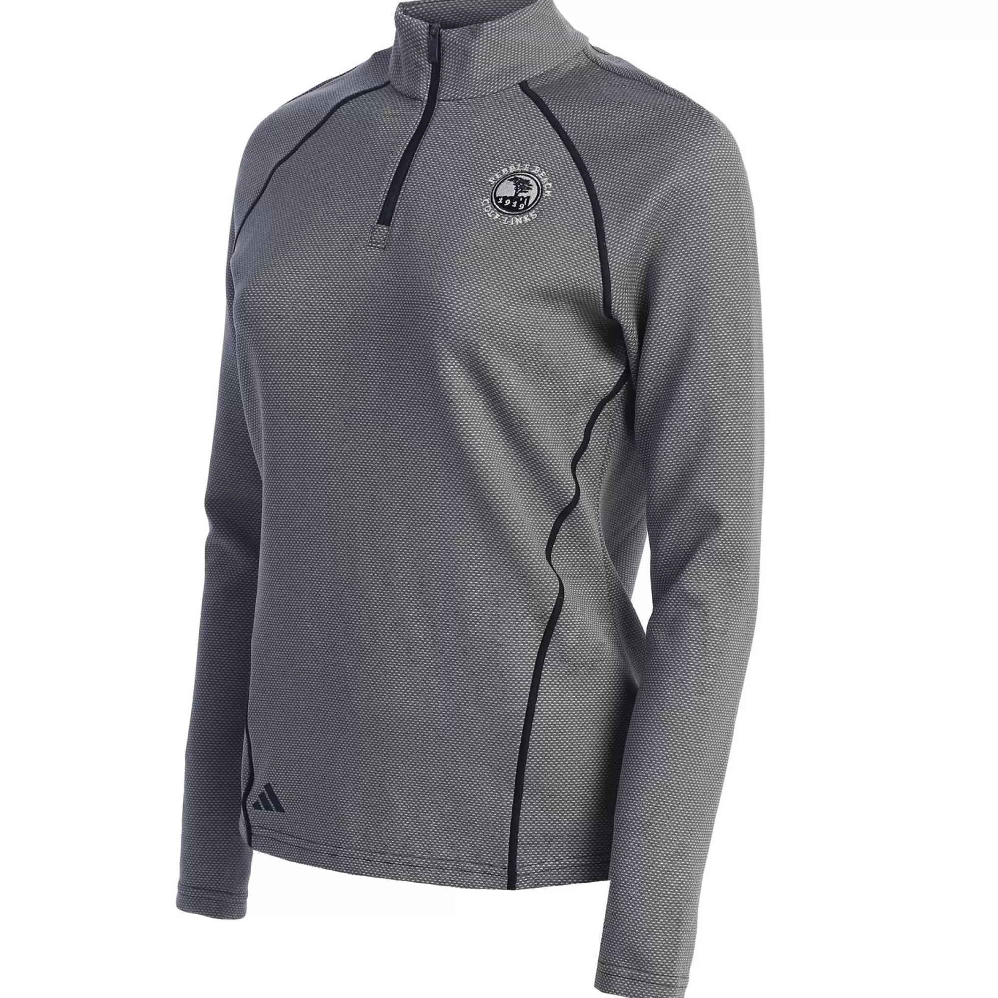 Pullovers And Sweaters<Pebble Beach Resorts Pebble Beach Women's 1/4 Zip Knit Pullover By Adidas