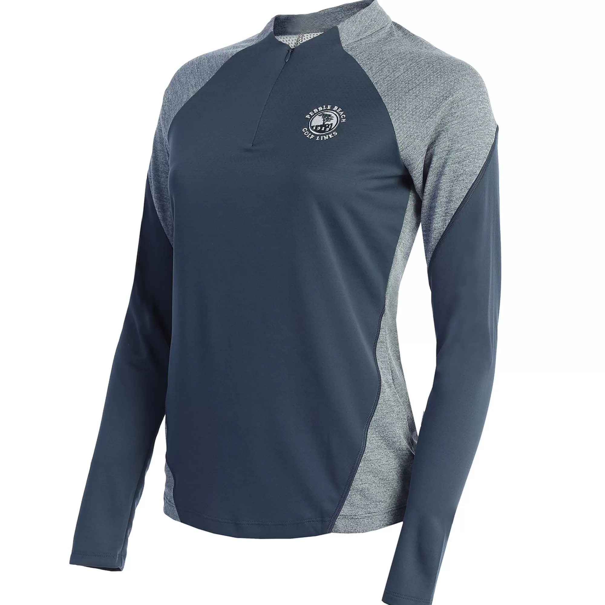 Pullovers And Sweaters<Pebble Beach Resorts Pebble Beach Women's Heat Ready Mock Zip By Adidas