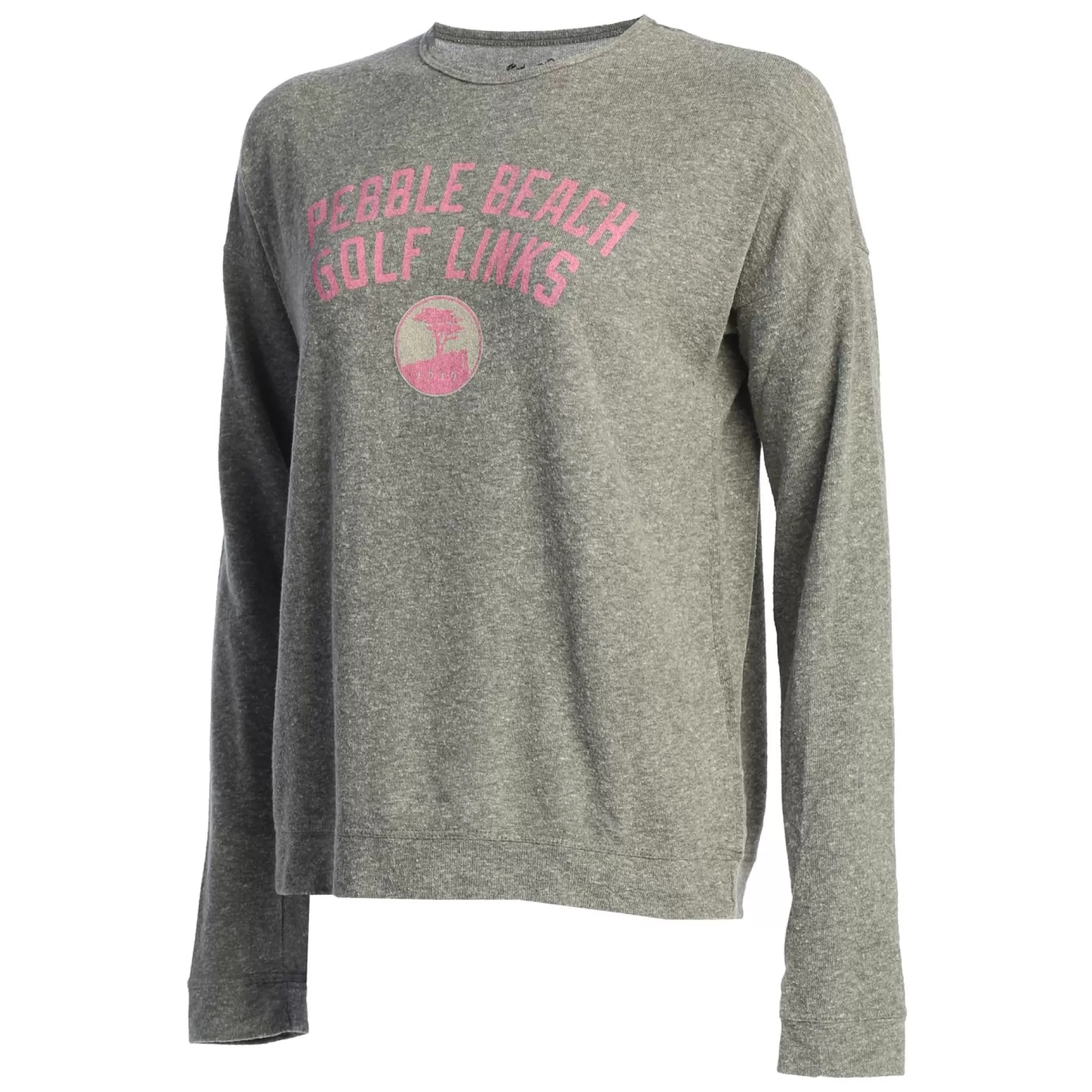 Sweatshirts<Pebble Beach Resorts Pebble Beach Women's Pink Resort Crew Sweatshirt By Original Retro Brand
