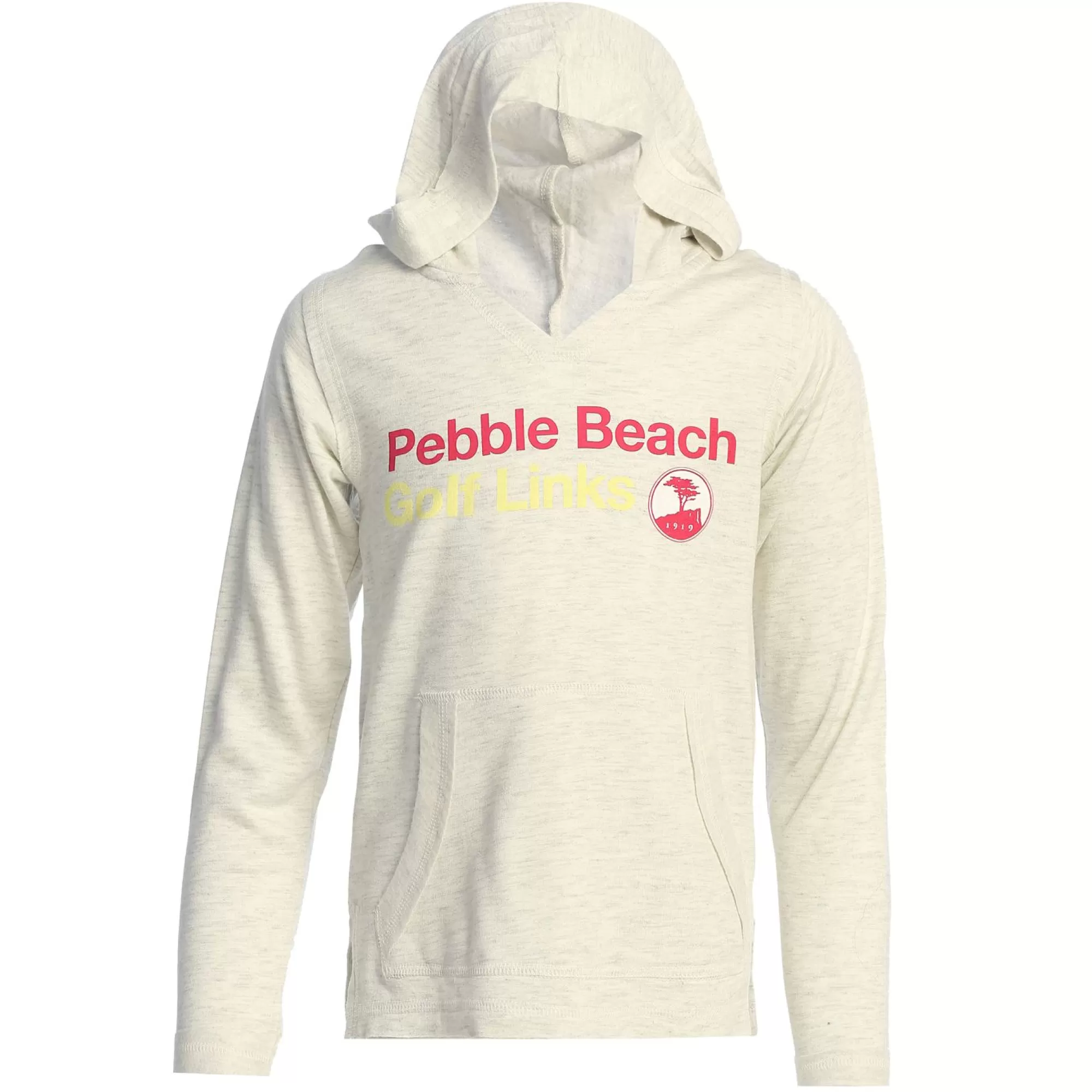 Youth Apparel<Pebble Beach Resorts Pebble Beach Youth Oatmeal Golf Links Hoodie By Garb