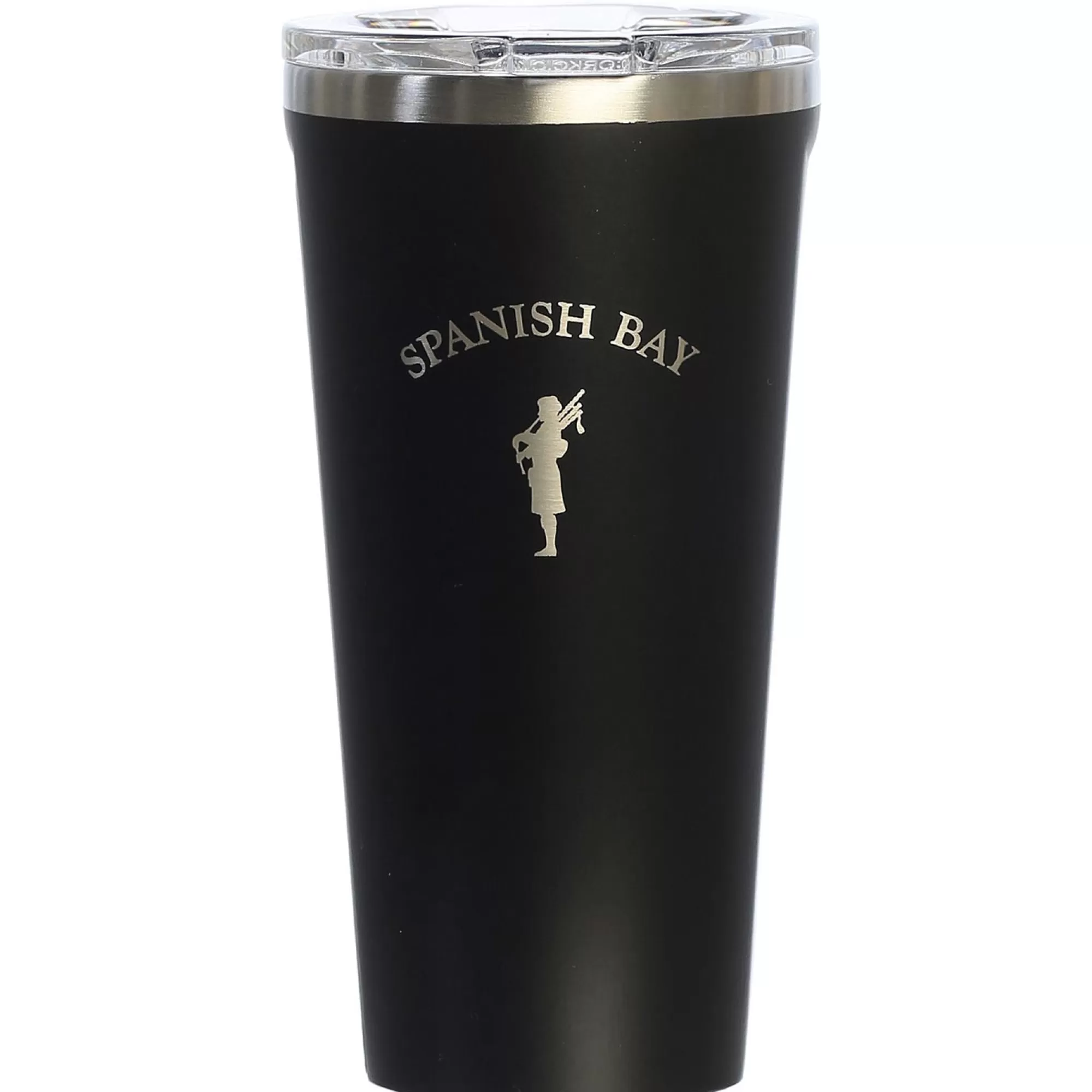 Mugs & Drinkware<Pebble Beach Resorts Spanish Bay Matte Black 16Oz Tumbler With Lid By Corkcicle