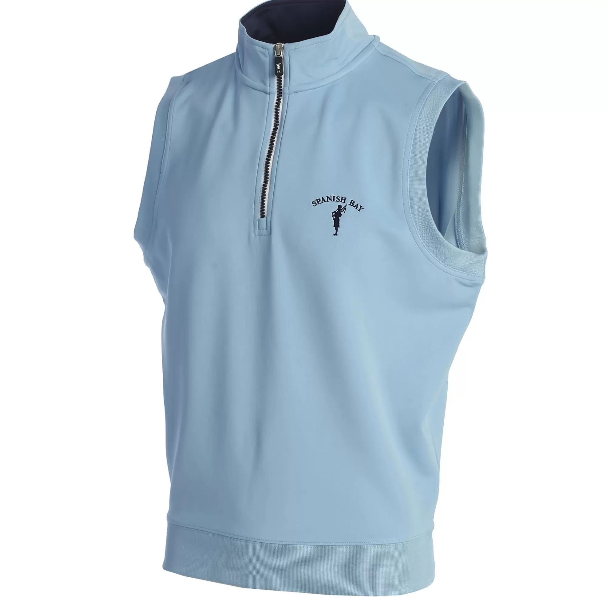 Outerwear<Pebble Beach Resorts Spanish Bay Men's "Caves" 1/4 Zip Vest By Fairway & Greene
