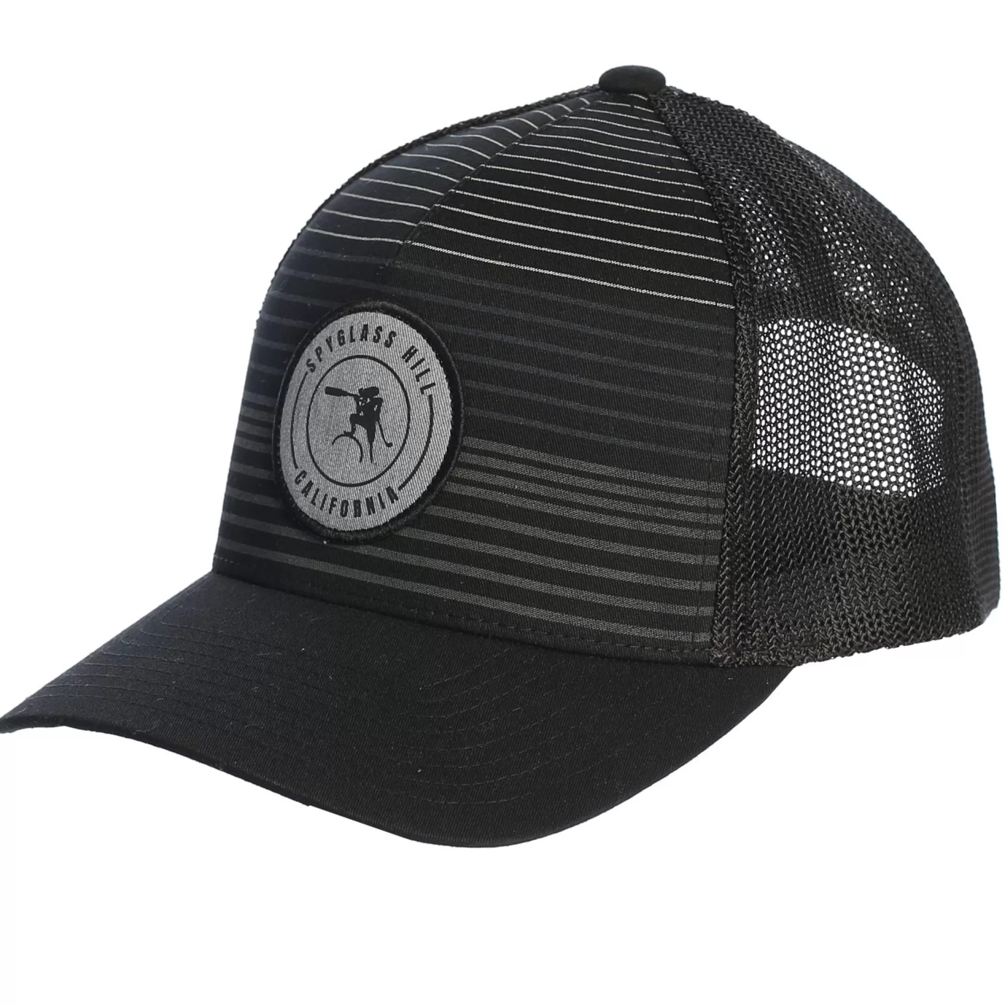 Adjustable<Pebble Beach Resorts Spyglass Hill Executive Stripe Hat By Travis Mathew