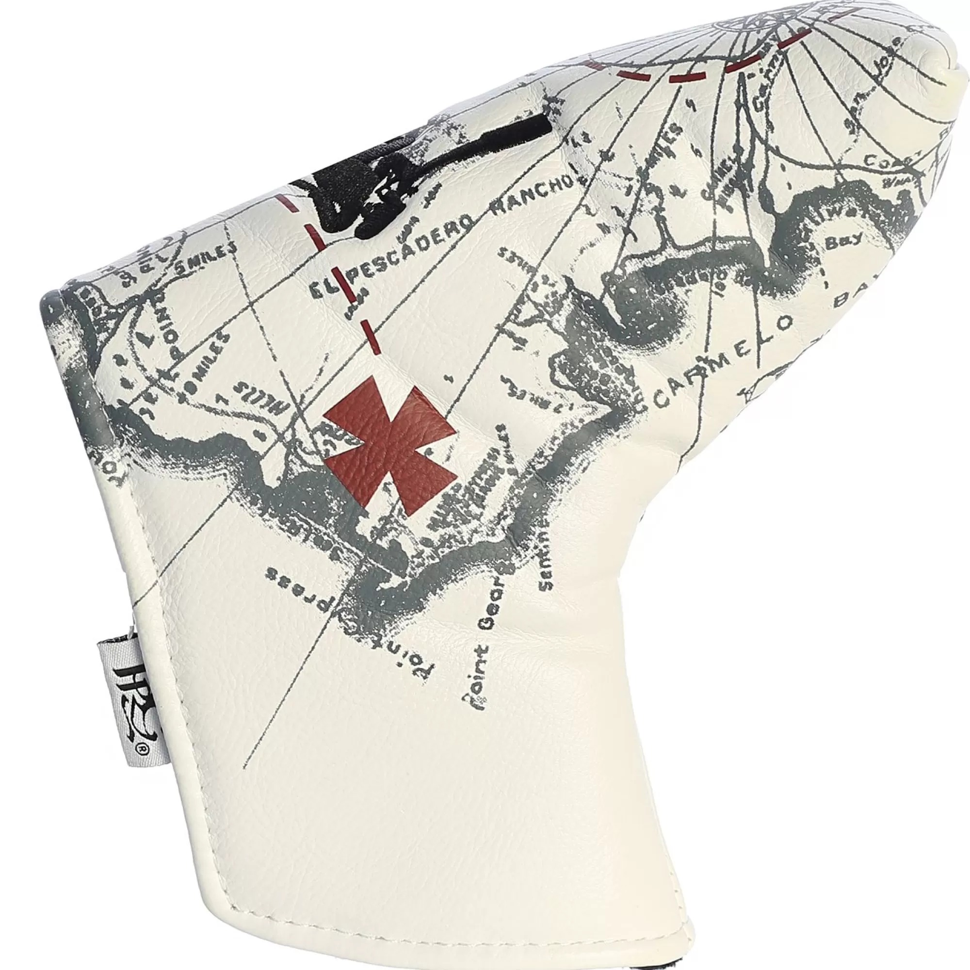 Headcovers<Pebble Beach Resorts Spyglass Hill Map Blade Putter Cover By Prg