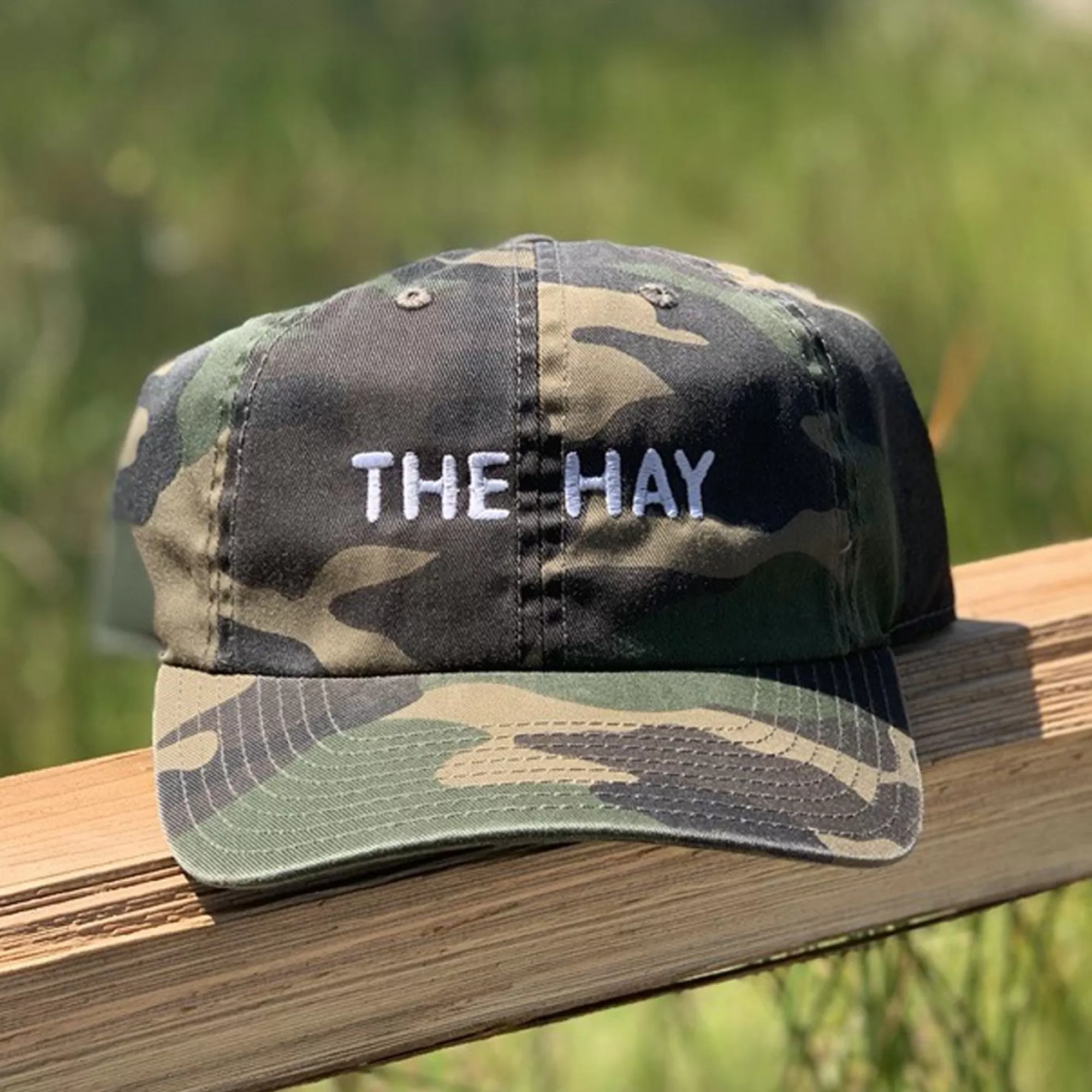 Adjustable<Pebble Beach Resorts The Hay Camo Twill Cap By American Needle